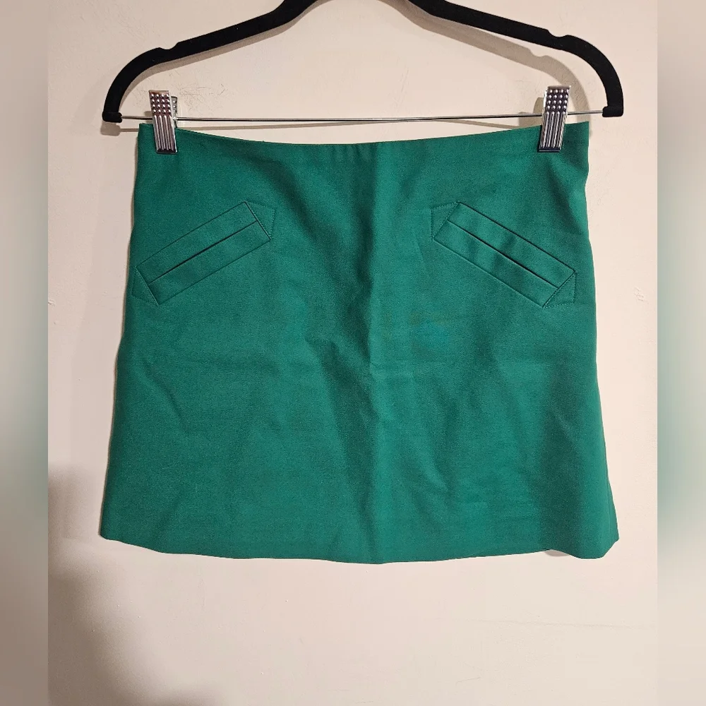 Green Zara Mini Skirt - Picture 1 of 6
